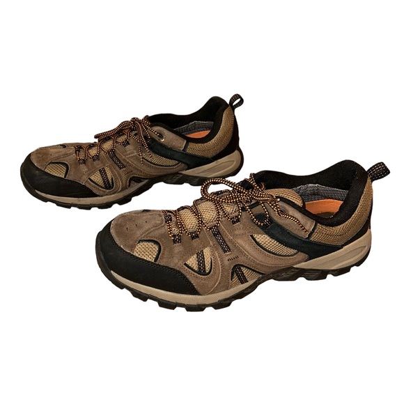 Boulder Creek Trading Company Other - Boulder Creek Trading Company brown leather hiking sneakers shoes men’s size 14W